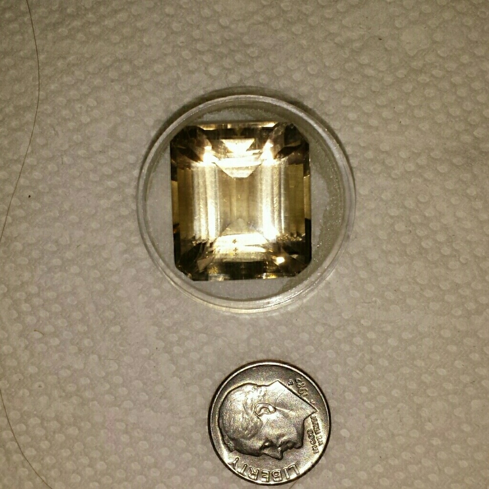 Smokey topaz gemstone